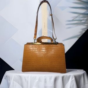 Vintage Claudia Firenzi Leather Satchel Bag